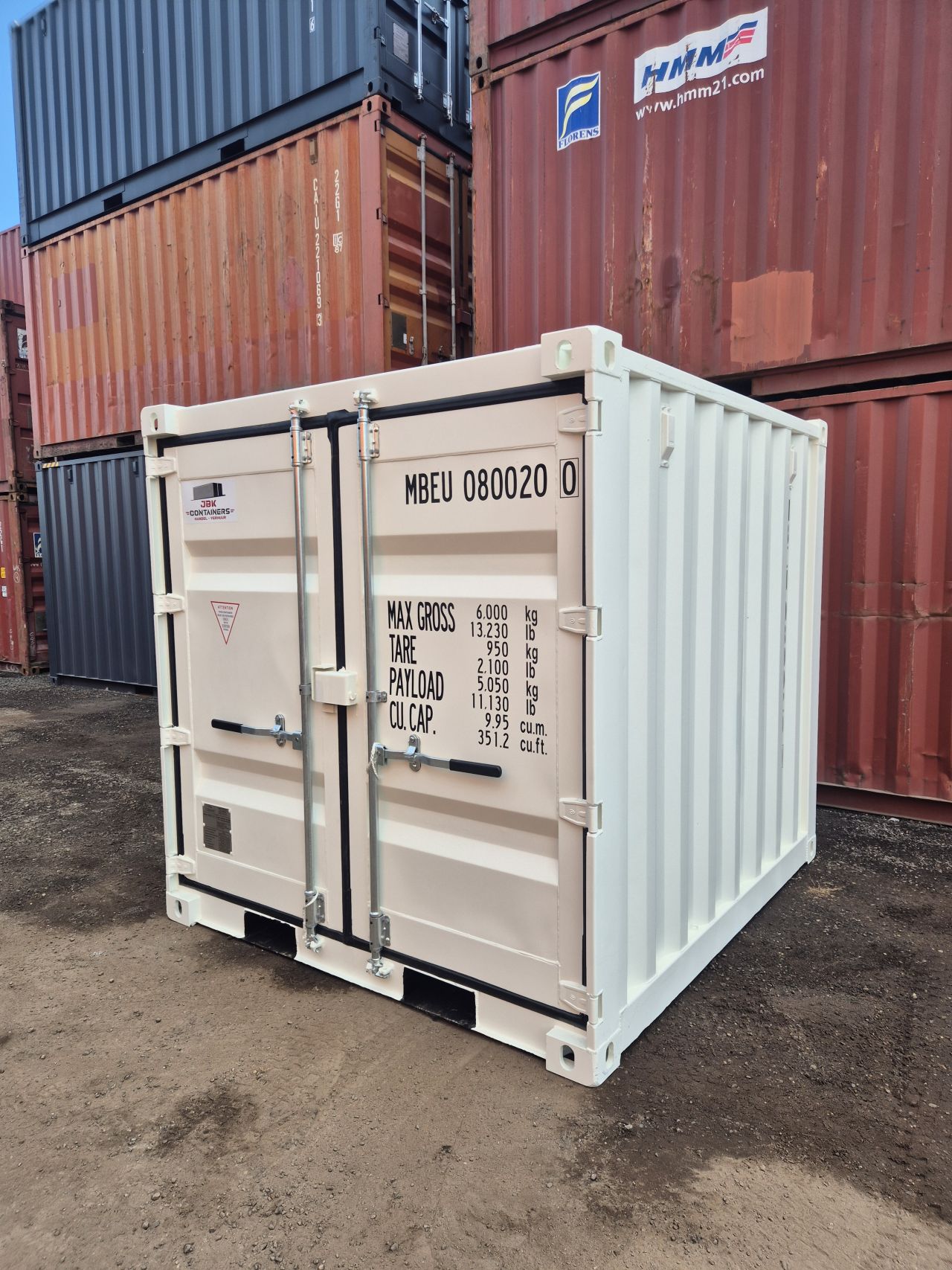 8ft zeecontainer nieuw