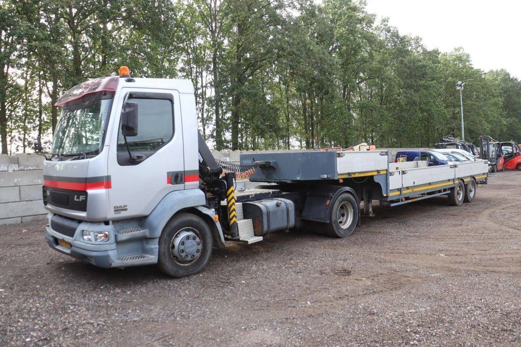 Kranwagen DAF TE55CF Diesel 185 PS Baujahr 2002 mit Tieflader