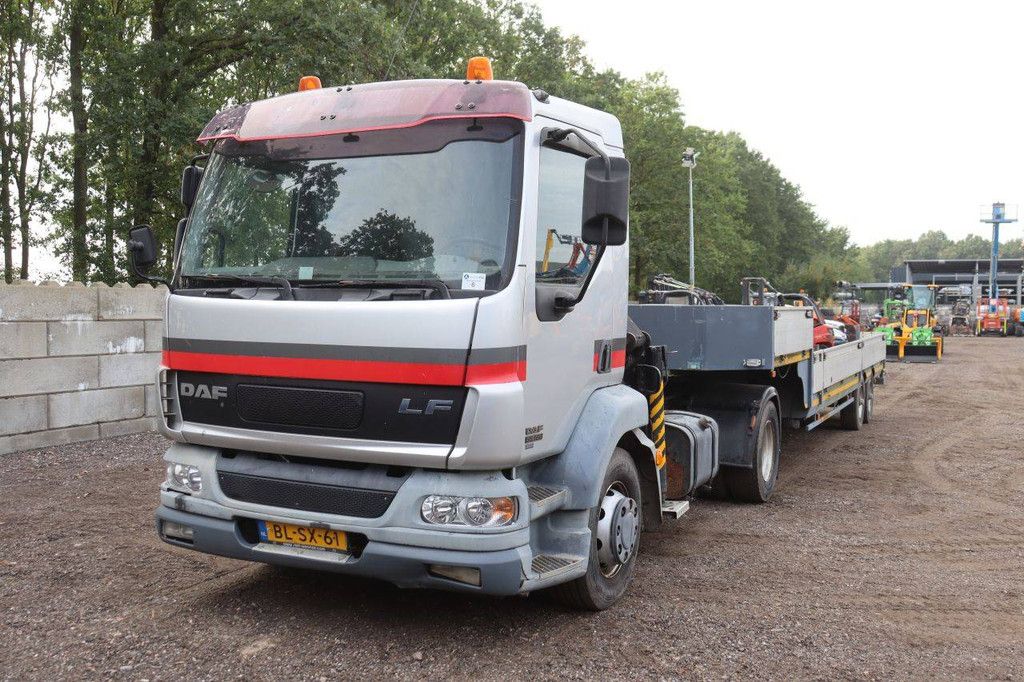 Kranwagen DAF TE55CF Diesel 185 PS Baujahr 2002 mit Tieflader