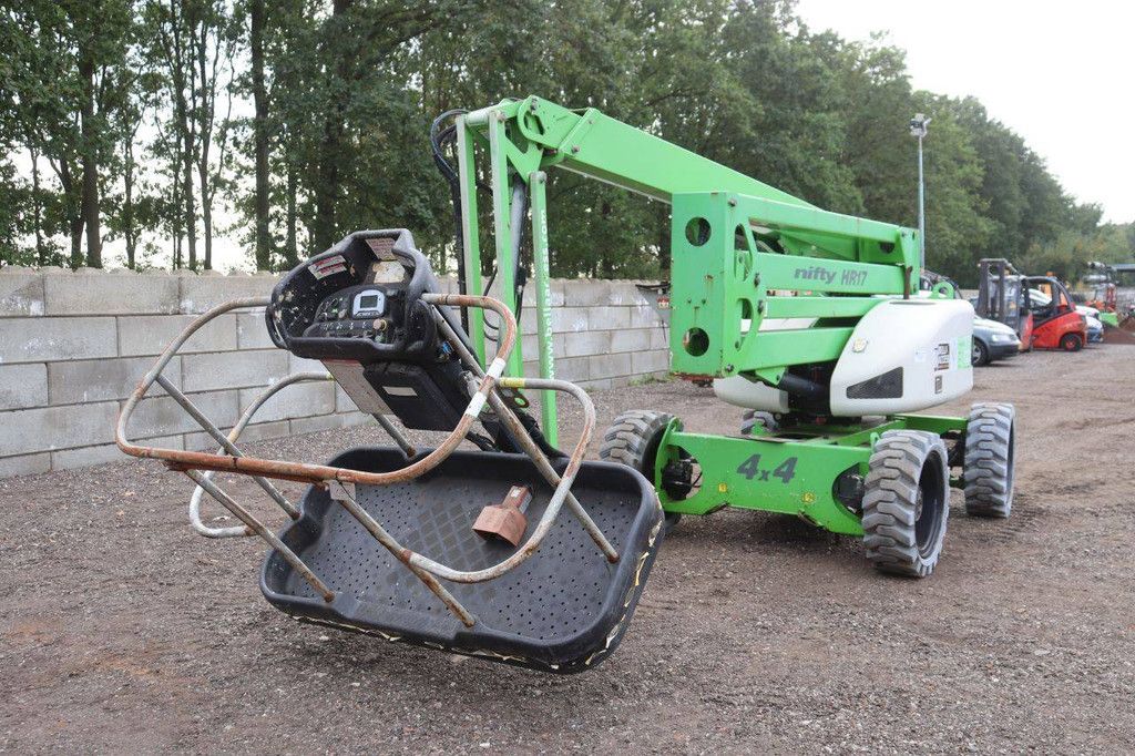Niftylift HR17 Hybrid Articulated Boom Lift 225kg 17m 2014
