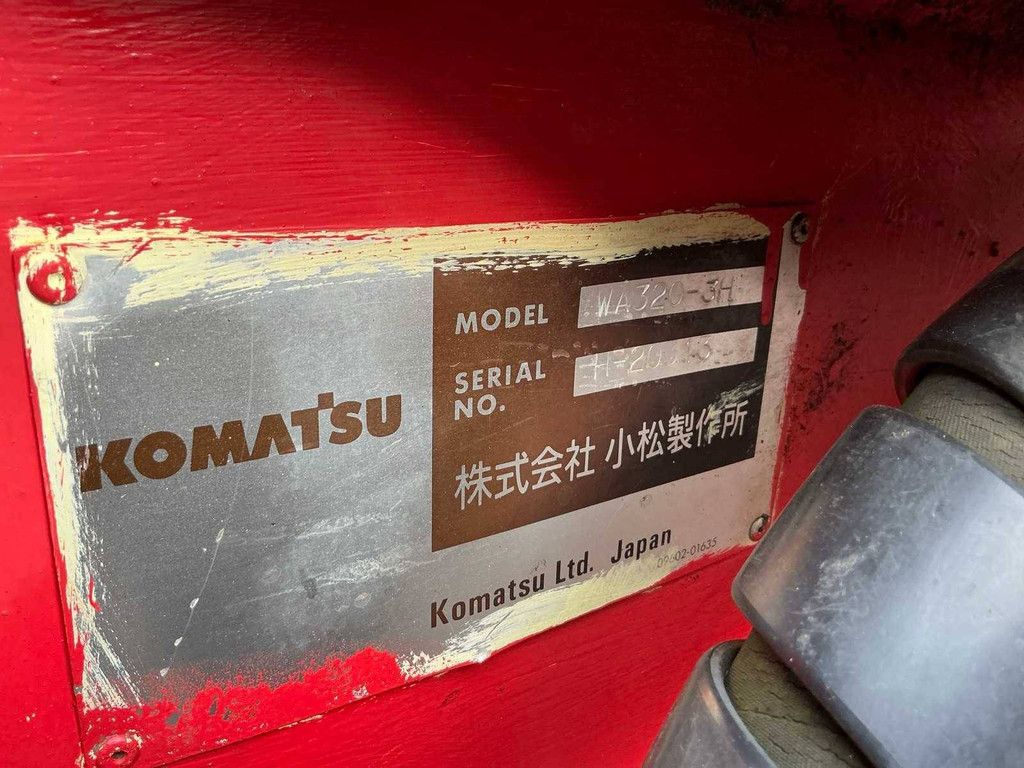 Komatsu WA320 3H Diesel Wheel Loader 1996