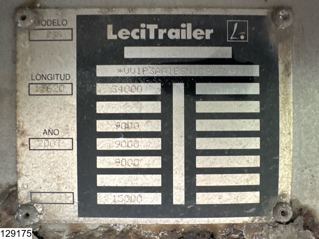 Lecitrailer Tautliner Lift axle