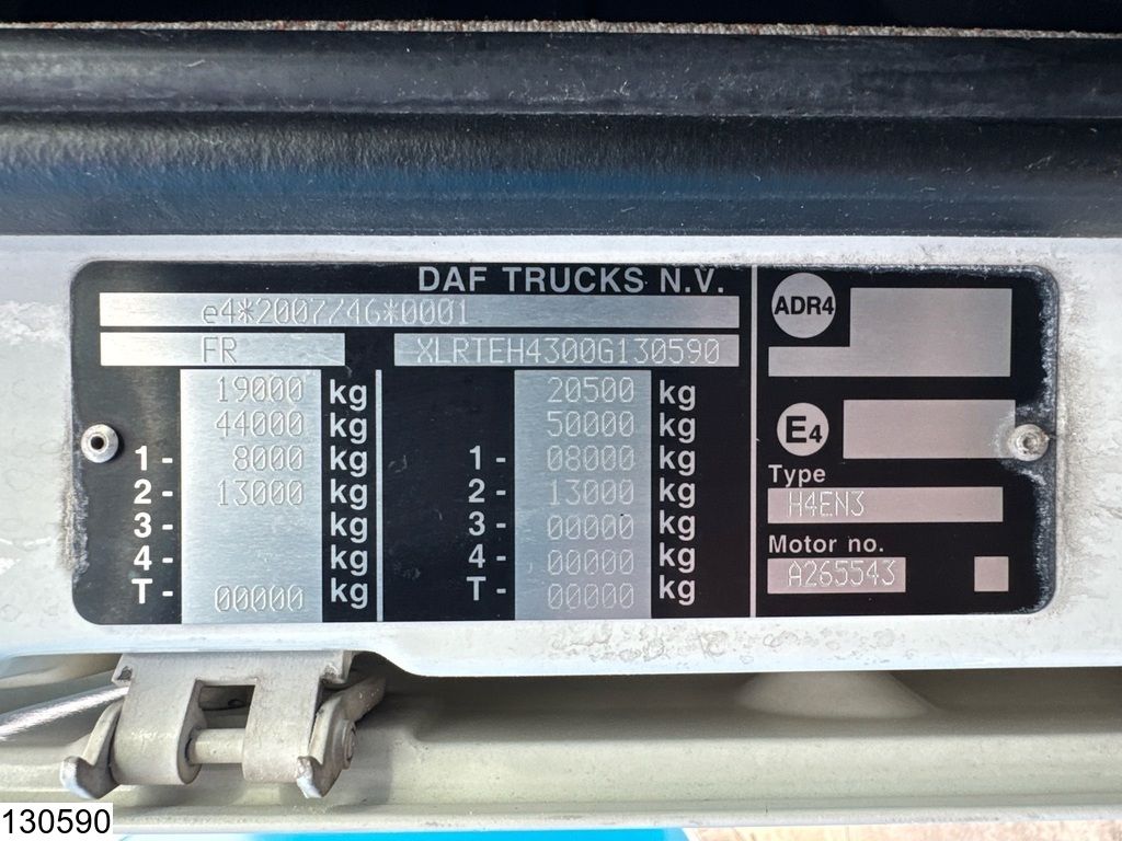 DAF XF 510 EURO 6, acc, retarder