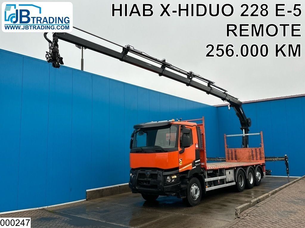 Renault C 430 8X4, EURO 6, HIAB, X-HIDUO 228 E-5