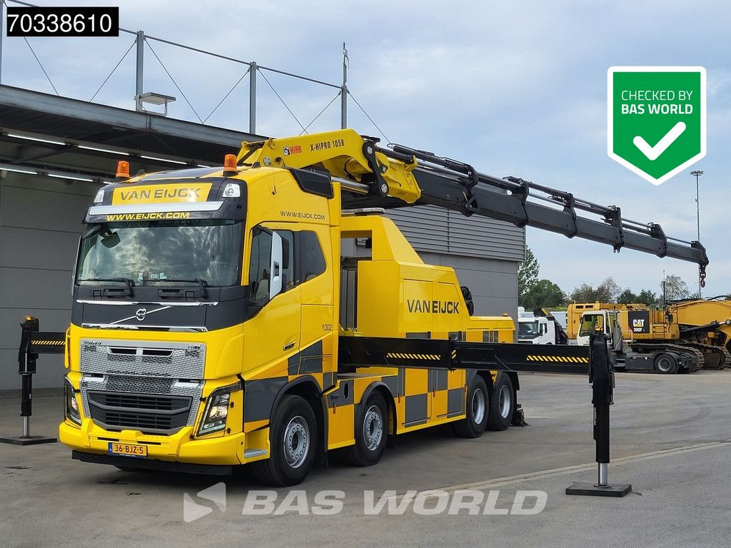 Volvo FH16 750 8X4 NL-Truck HIAB 1058 Miller Industries Towing Truck APK 10-2027 Euro 6