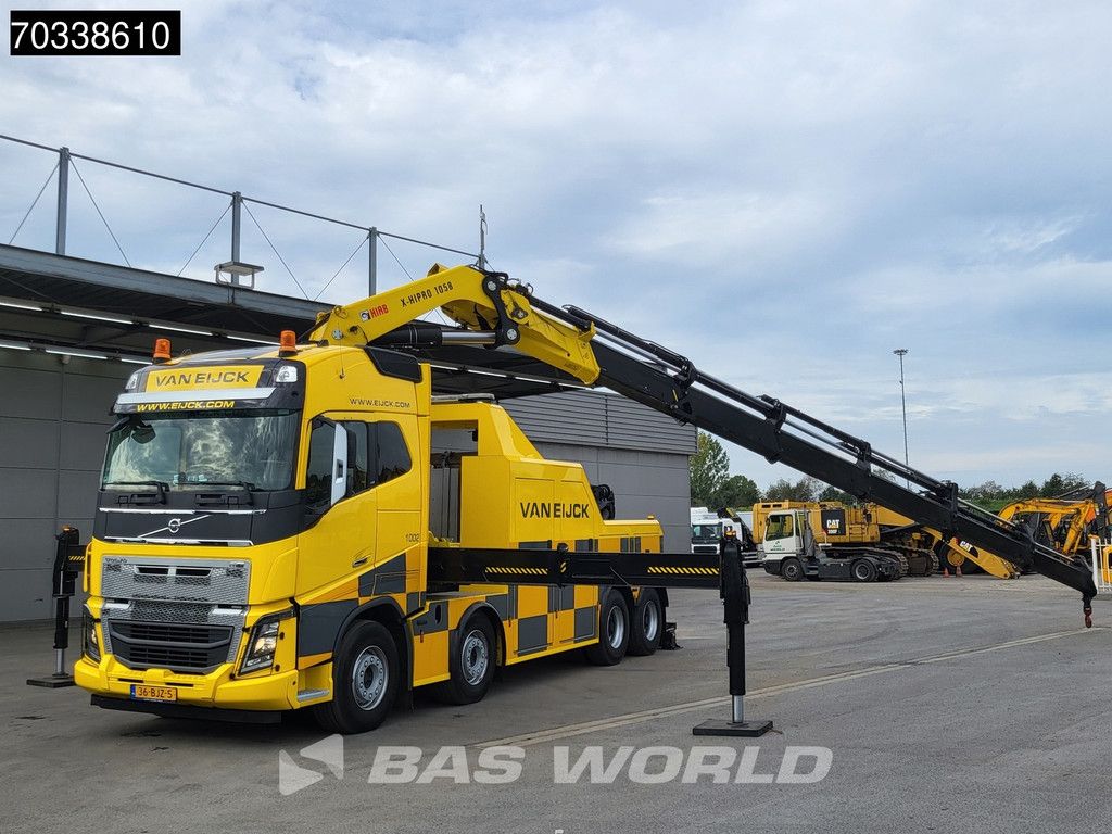 Volvo FH16 750 8X4 NL-Truck HIAB 1058 Miller Industries Towing Truck APK 10-2027 Euro 6