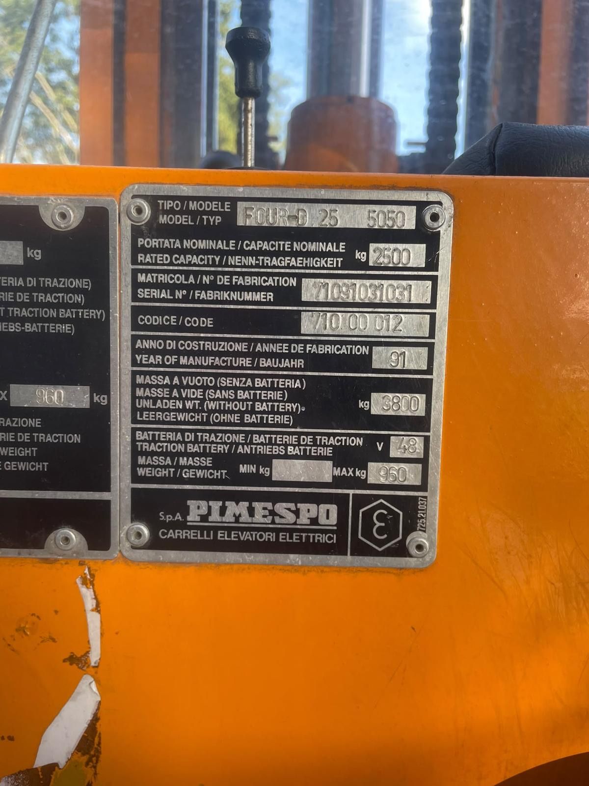 Pimespo zijlader vierwegtruck