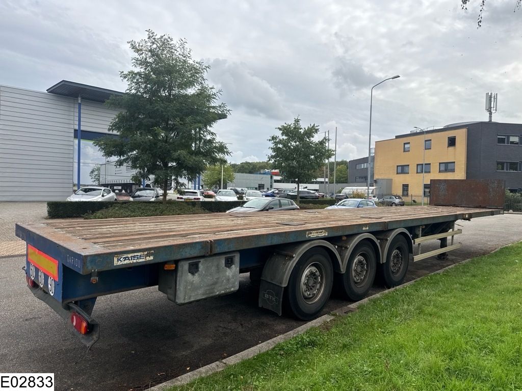 Robuste open laadbak 750 cm extendable, Lift axle