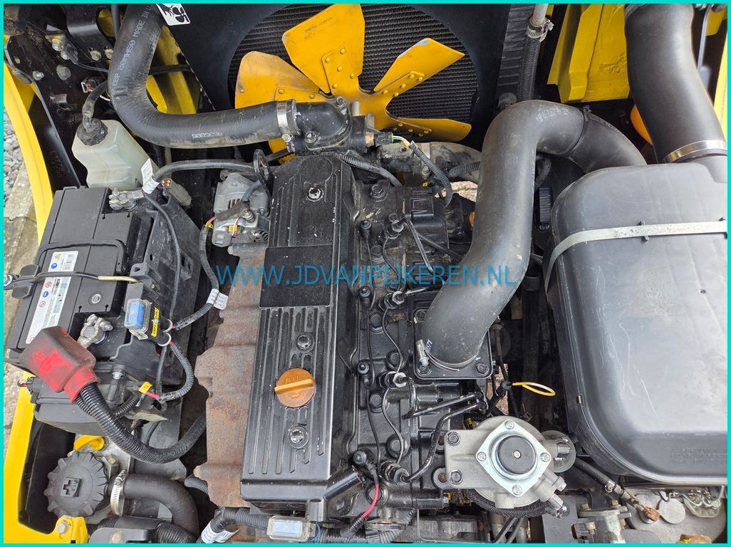 Hyster H2.5FT Yanmar diesel 5813uur+triplex4.9m+sideshift