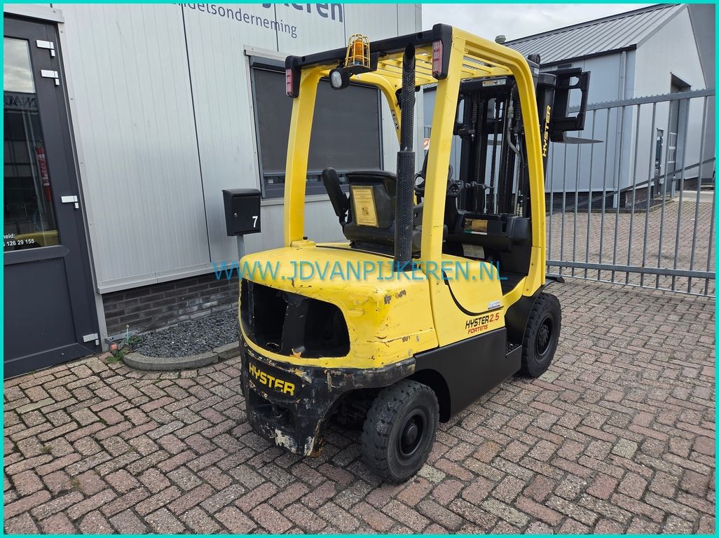 Hyster H2.5FT Yanmar diesel 5813uur+triplex4.9m+sideshift