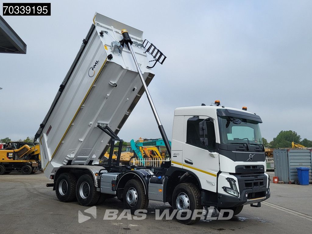 Volvo FMX FMX 460 8X4 NEW! 13L Engine 19m3 Wielton Kipper Steelsuspension Big-Axle Automatic Euro 6