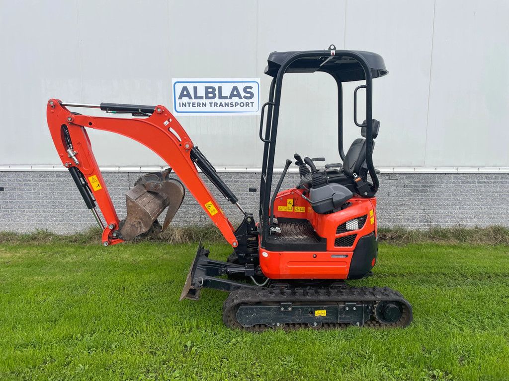Kubota U17-3 minigraafmachine 342 uur!