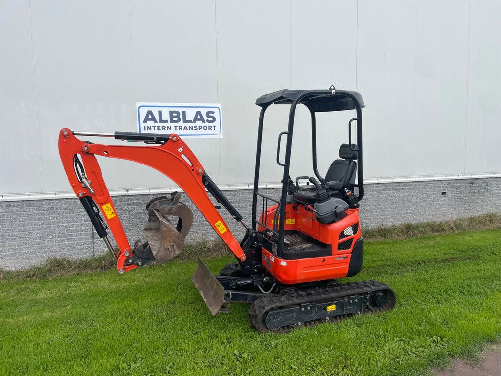 Kubota U17-3 minigraafmachine 342 uur!