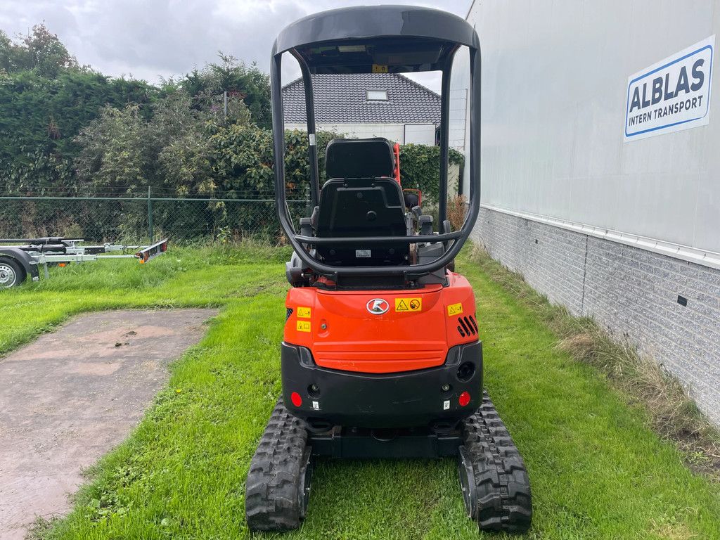 Kubota U17-3 minigraafmachine 342 uur!