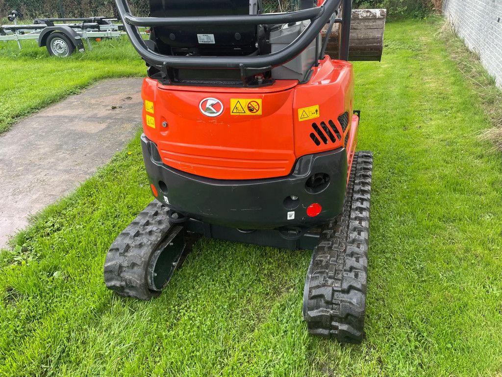 Kubota U17-3 minigraafmachine 342 uur!