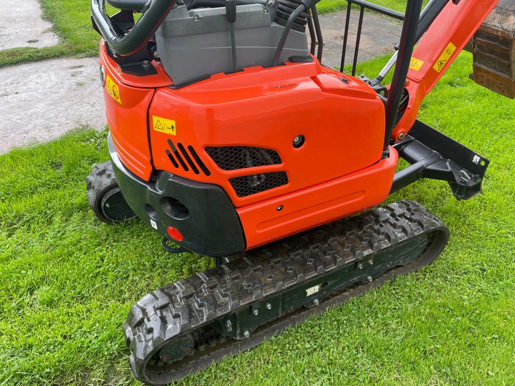Kubota U17-3 minigraafmachine 342 uur!