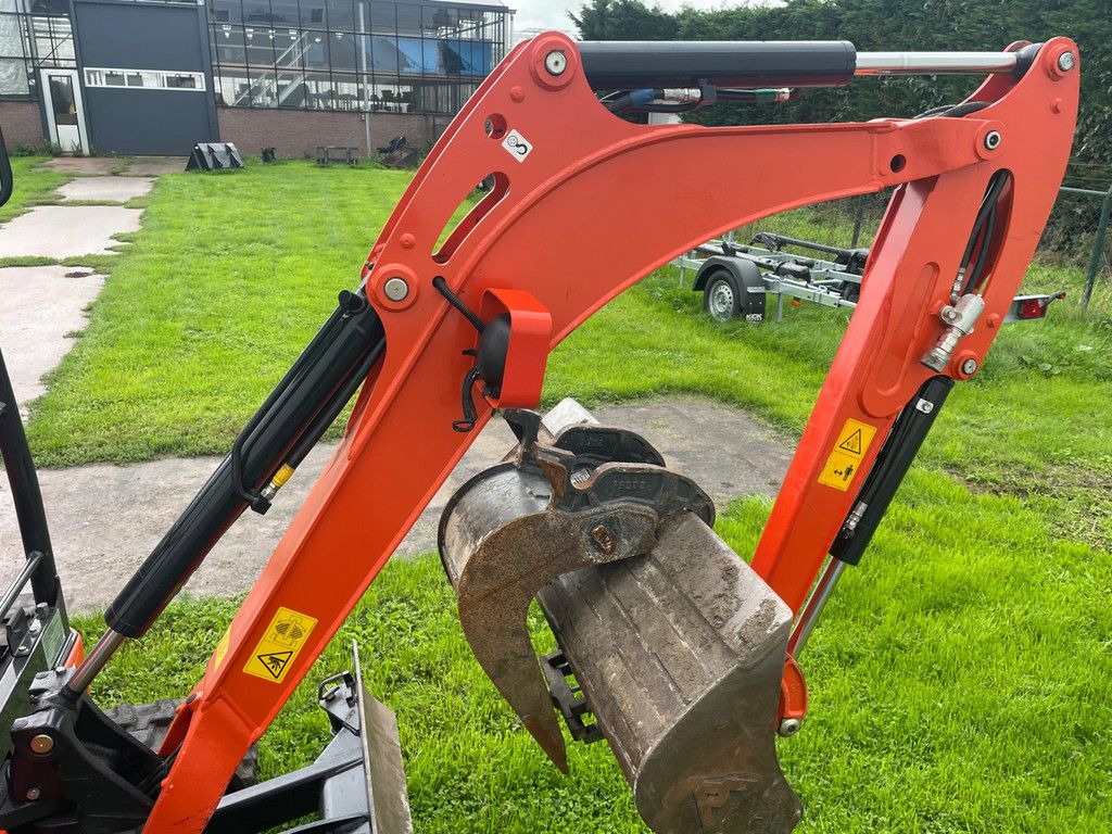 Kubota U17-3 minigraafmachine 342 uur!
