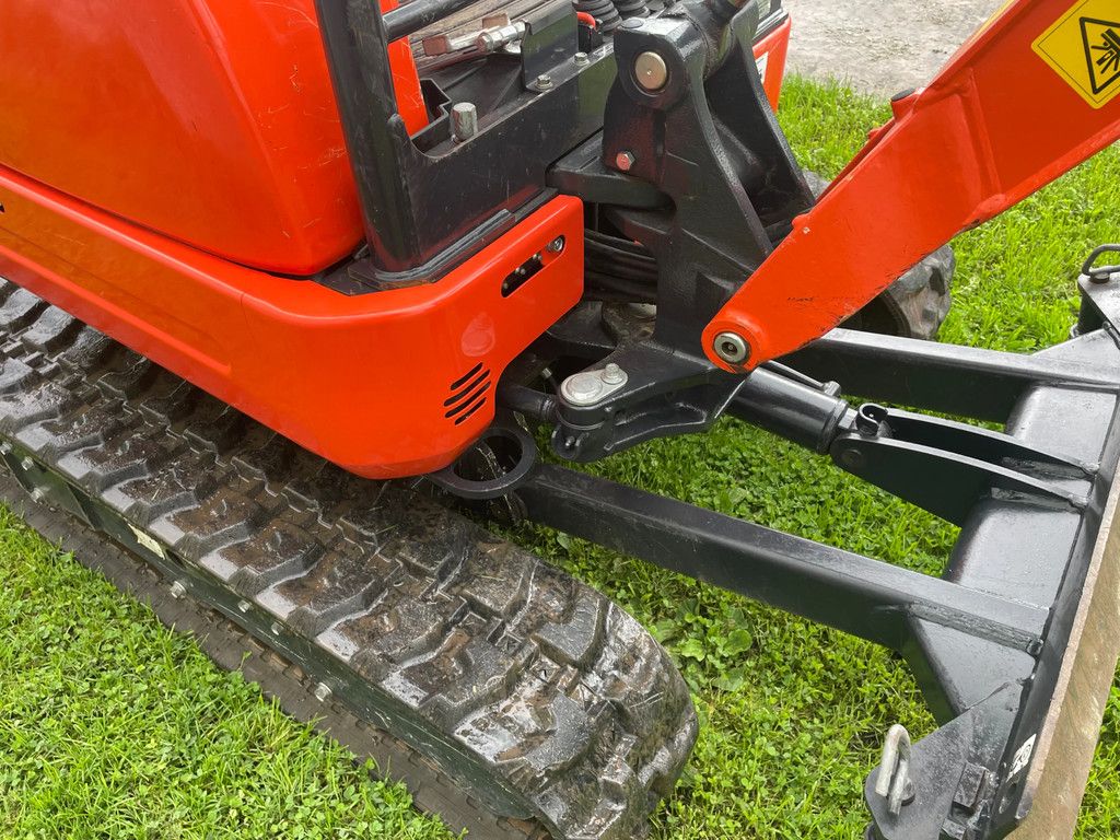 Kubota U17-3 minigraafmachine 342 uur!