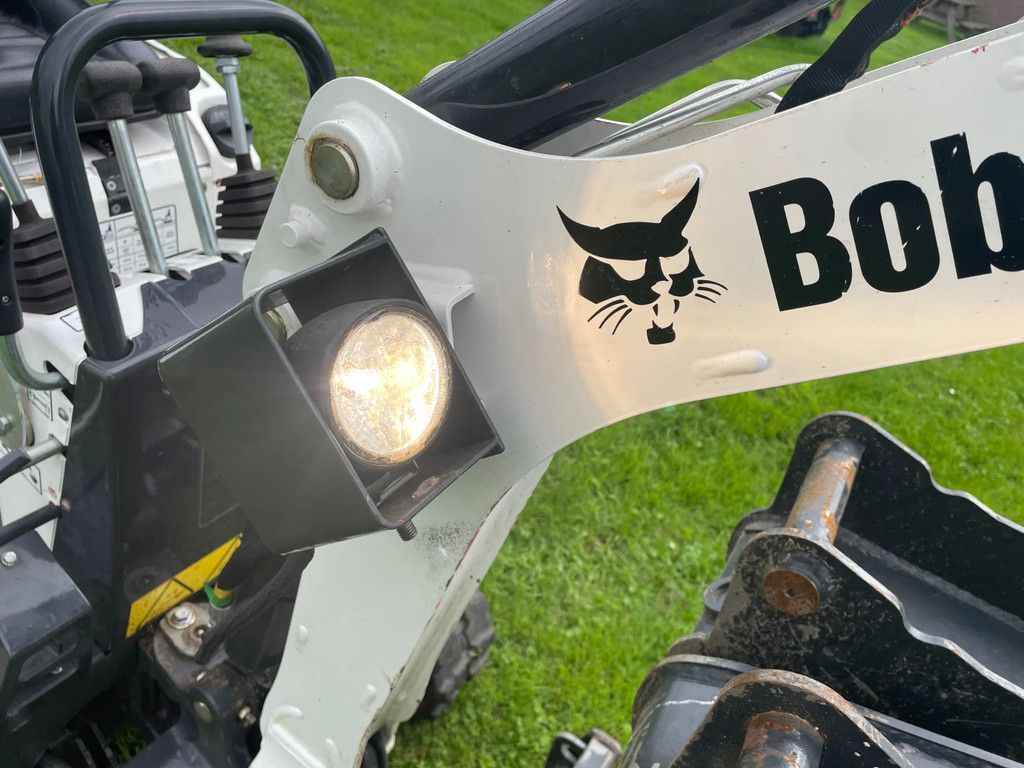 Bobcat E08 minigraafmachine 69 uur!
