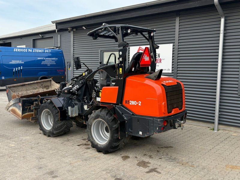 Kubota RT280-2 skovl, planerskovl, pallegafler
