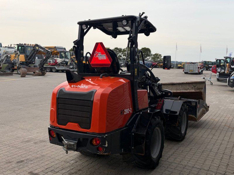 Kubota RT280-2 skovl, planerskovl, pallegafler
