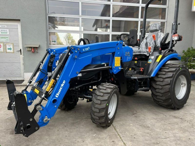Solis 26 Schaltgetriebe + Frontlader Alö C09S,