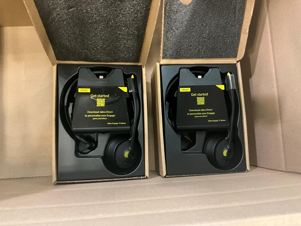 Jabra Engage 75 wireless headset (5x)