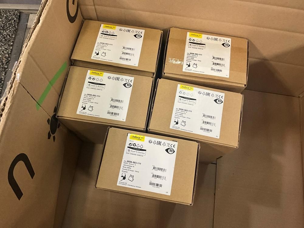 Jabra Engage 75 wireless headset (5x)