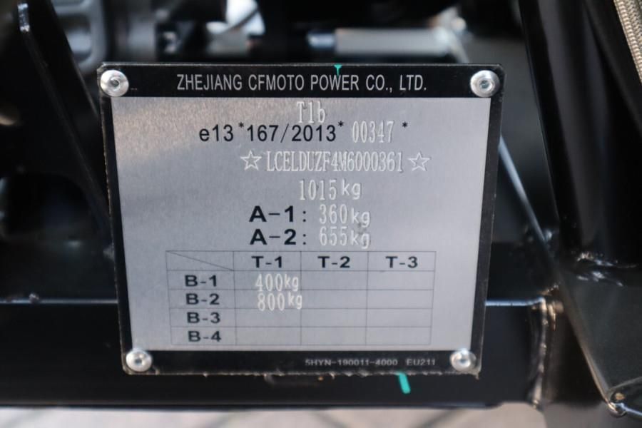 CFMoto UFORCE600 Valid Inspection, Dutch Registration, Dr