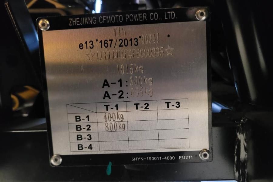 CFMoto UFORCE600 Valid Inspection, *Guarantee! Dutch Regi