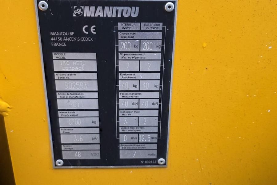 Manitou 150AETJ Compact As-Is, Weak Batteries, Electric, 1