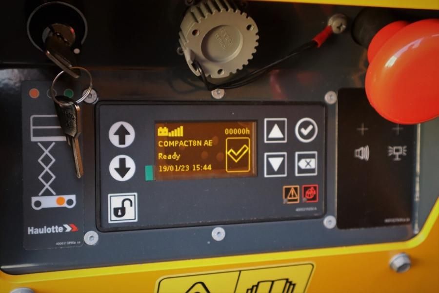 Haulotte Compact 8N Valid inspection, 8m Working Height, 35