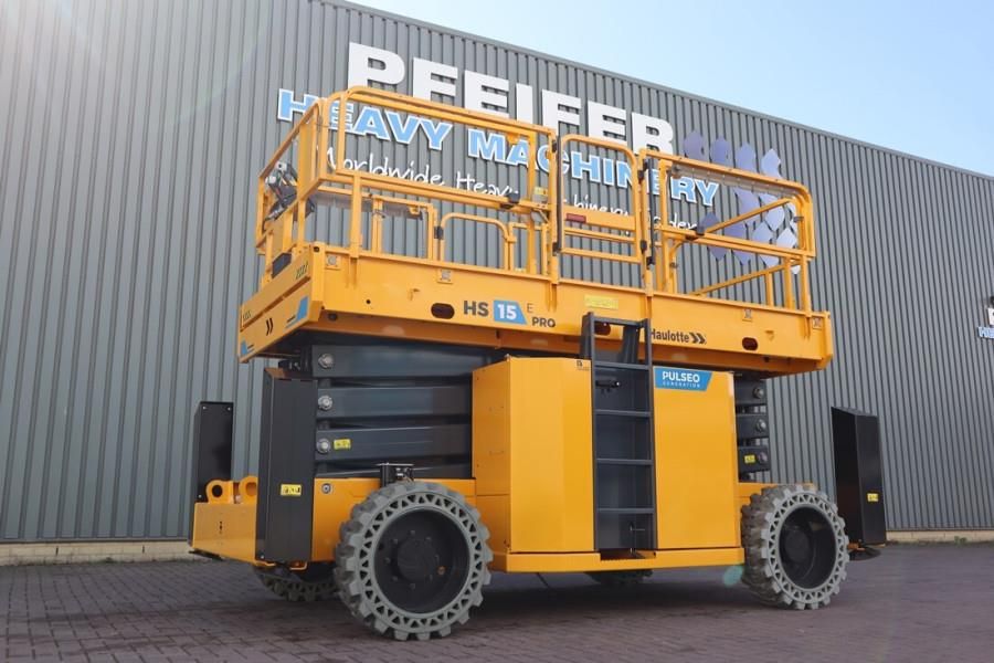 Haulotte HS15EPRO Valid Inspection, Full Electric 4x4 Drive