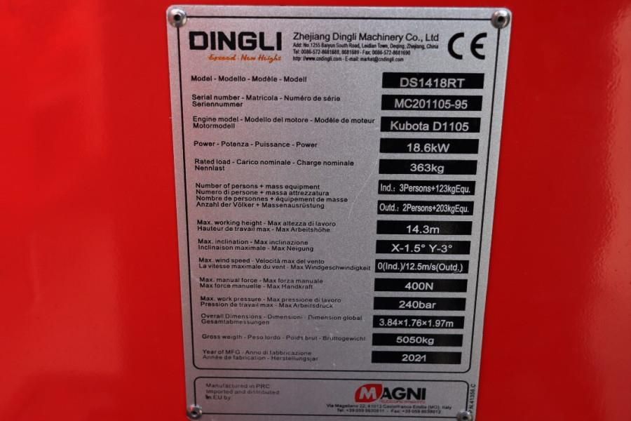 Magni DS1418RT New And Available Directly From Stock, Di