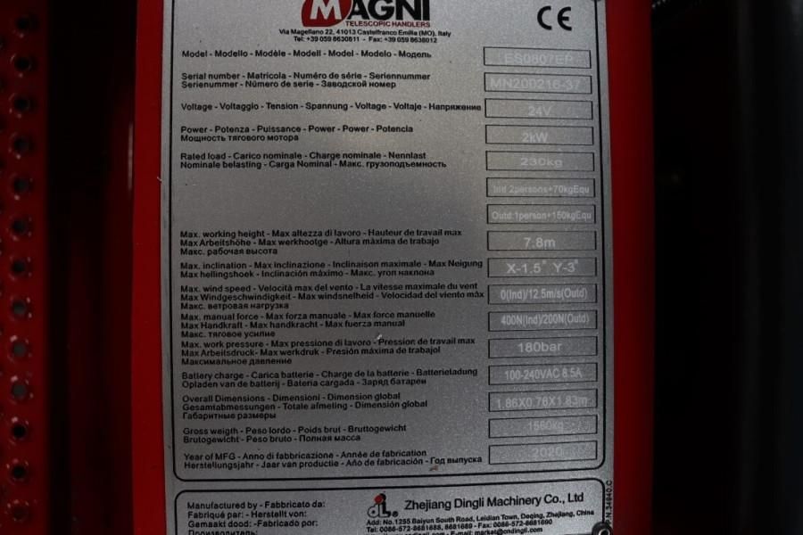 Magni ES0807EP New And Available Directly From Stock, El
