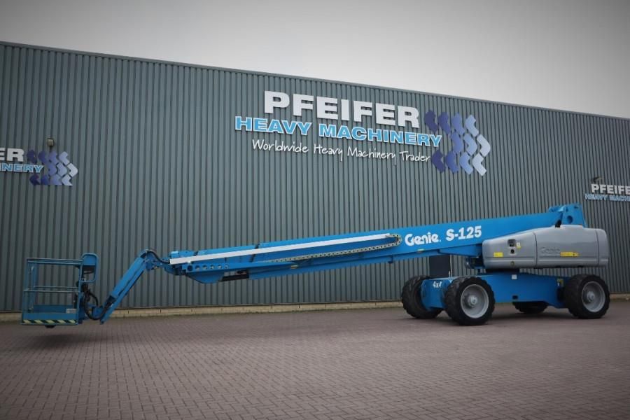Genie S125 Diesel, 4x4x4 Drive, 40.1m Working Height, 24