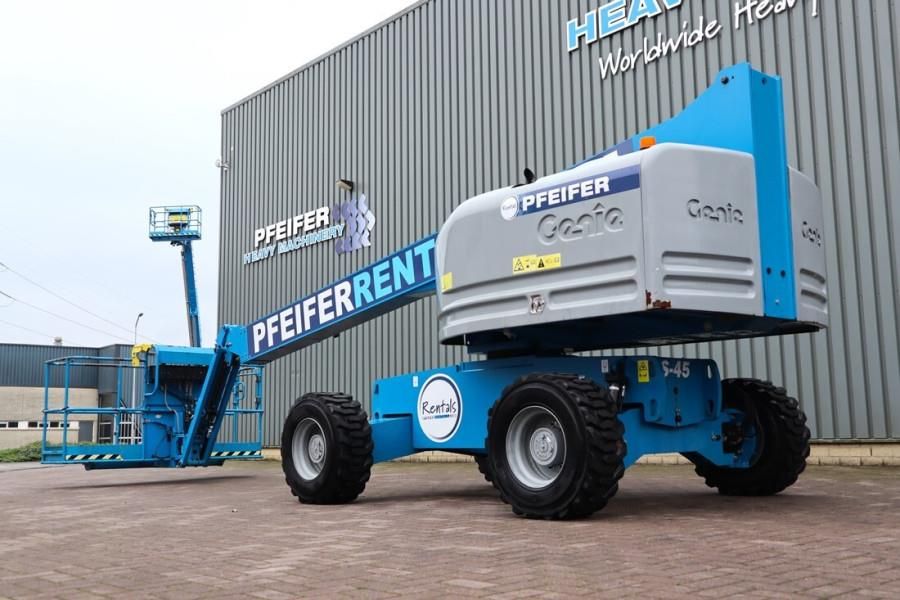 Genie S45 Valid inspection, Diesel, 4x4 Drive, 16m Worki