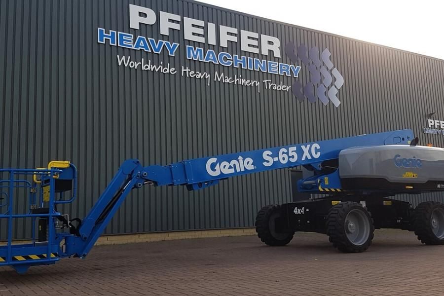 Genie S65XC Valid inspection, Diesel, 4x4 Drive, 21.8m W