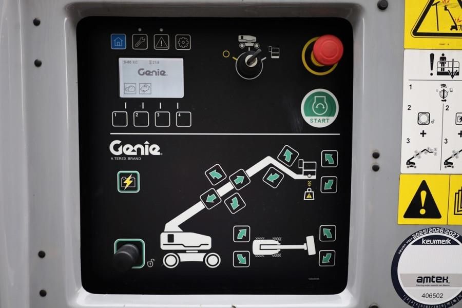 Genie S65XC Valid inspection, Diesel, 4x4 Drive, 21.8m W