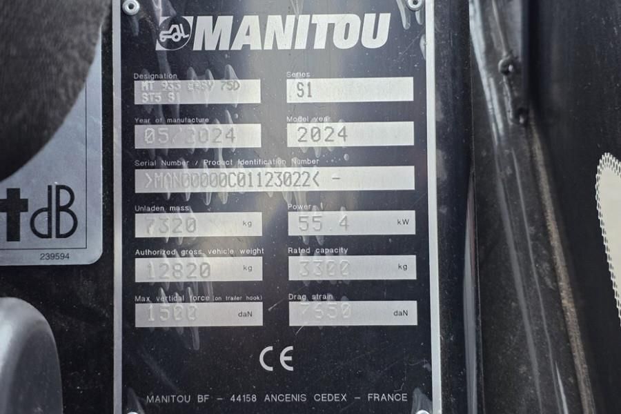 Manitou MT933 EASY 75D ST5 S1 Valid inspection, 4x4x4 Driv