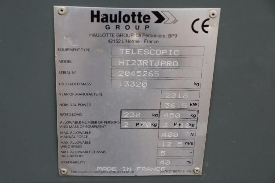 Haulotte HT23RTJ Pro Valid inspection, *Guarantee! 22.5 m W