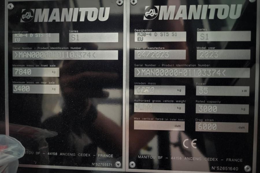 Manitou M30-4 Valid inspection, Diesel, 4x4 Drive, 3t Capa