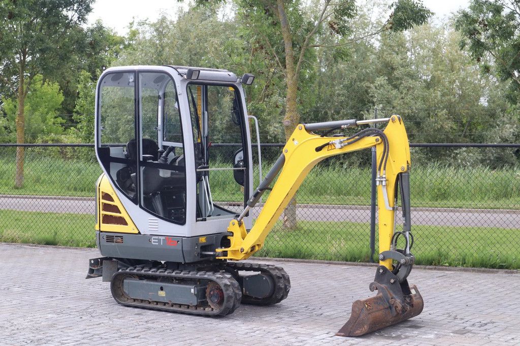 WACKER NEUSON ET16 | DUTCH LOW HOURS | 3 BUCKETS | HYDR. QC