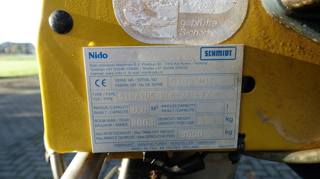 Nido Stratos B08-24 pax Zoutstrooier