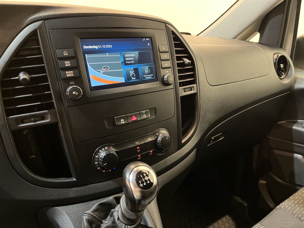 Mercedes-Benz Vito 116 CDI Extra Lang Servicebus / Sortimo Inrichting / Euro 6 / Airco / CarPlay / Camera / Cruise Control / Navigatie / Klep / 3-Zits /