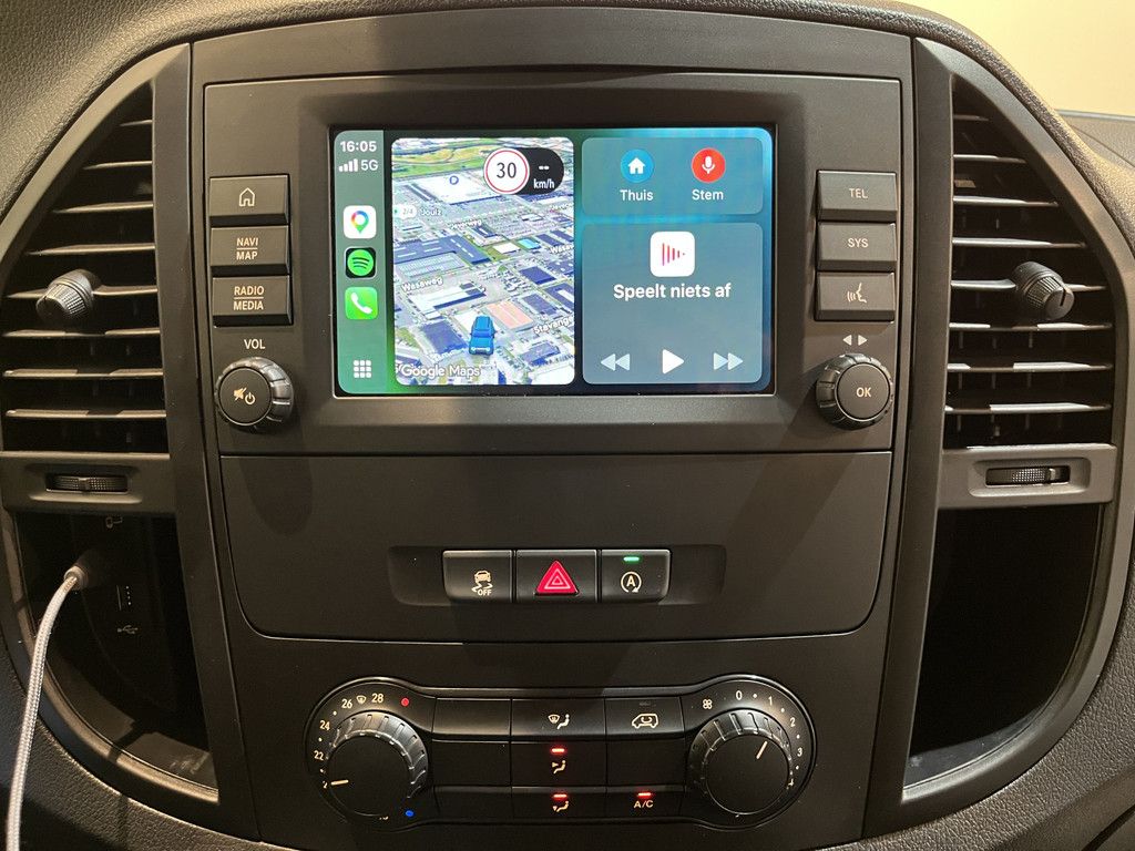 Mercedes-Benz Vito 116 CDI Extra Lang Servicebus / Sortimo Inrichting / Euro 6 / Airco / CarPlay / Camera / Cruise Control / Navigatie / Klep / 3-Zits /