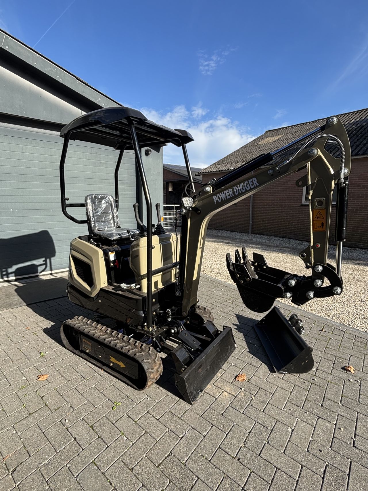 Minigraver 1000 kg euro Digger graafmachine
