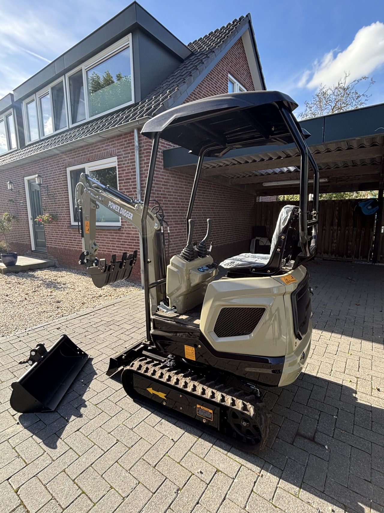 Minigraver 1000 kg euro Digger graafmachine