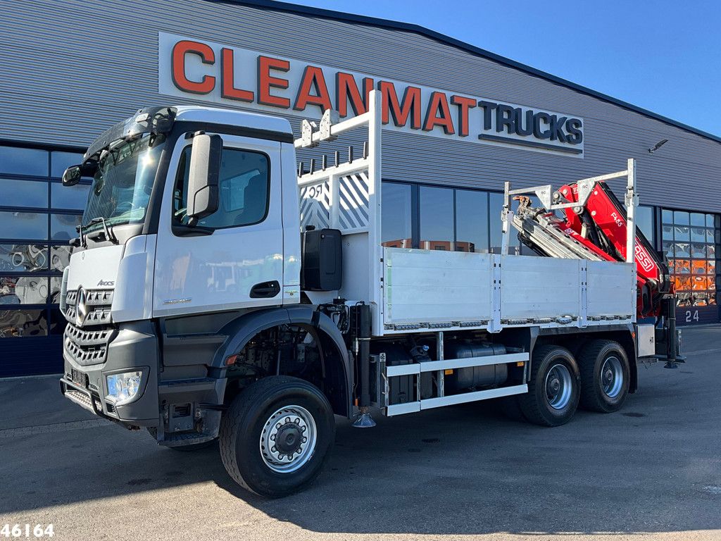 Mercedes-Benz Arocs 3345 6x6 Fassi 45 Tonmeter laadkraan Just 101.867 km!