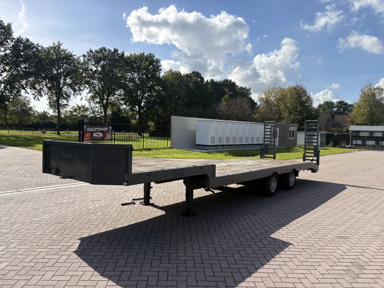 Be oplegger semi dieplader 9 TON Veldhuizen